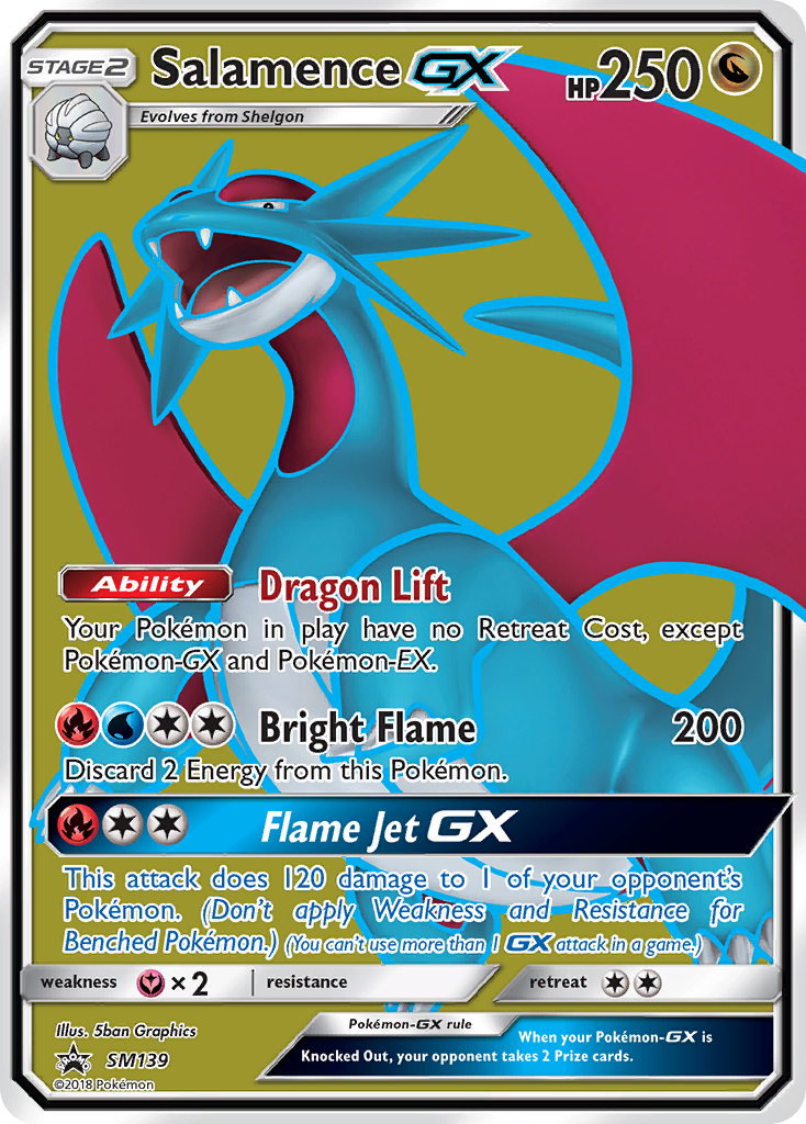 Salamence GX (SM139) [Sun & Moon: Black Star Promos] | Good Games North