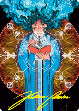 Memory Lapse Art Card (Gold-Stamped Signature) [Strixhaven: School of Mages Art Series] | Good Games North