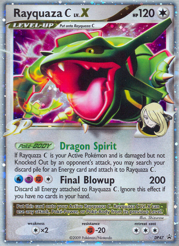 Rayquaza C LV.X (DP47) [Diamond & Pearl: Black Star Promos] | Good Games North