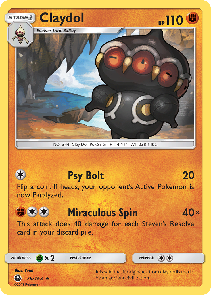 Claydol (79/168) [Sun & Moon: Celestial Storm] | Good Games North