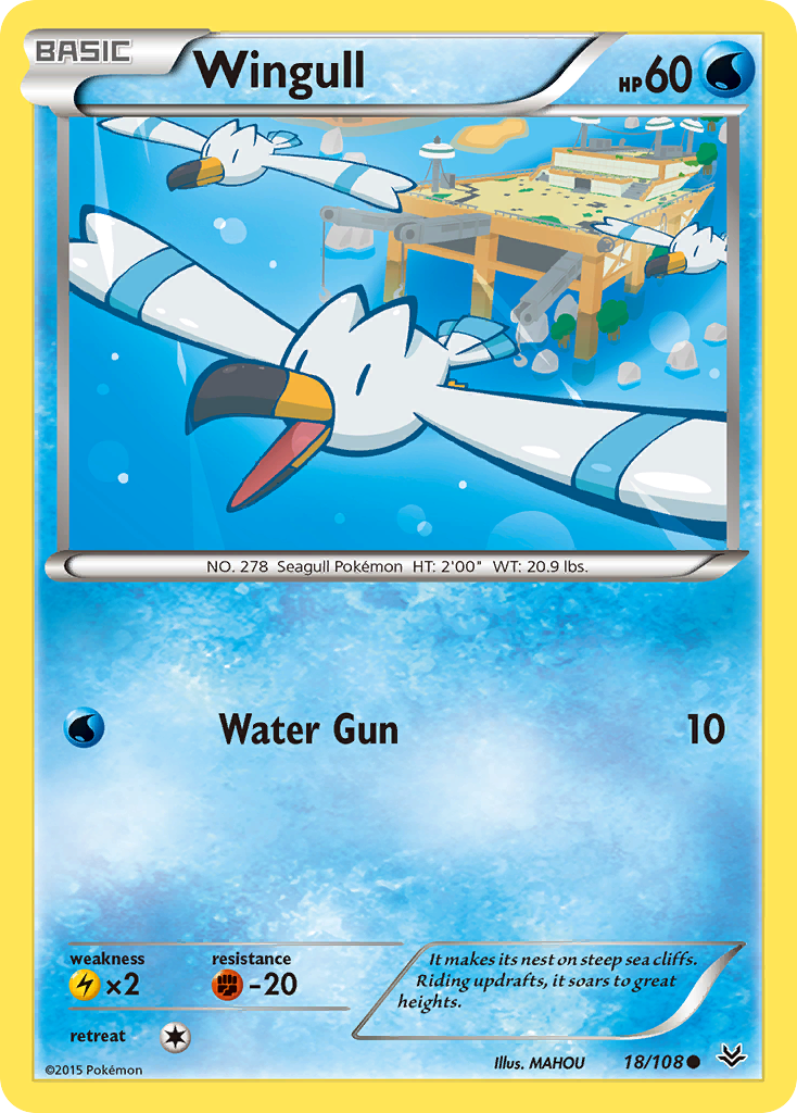 Wingull (18/108) [XY: Roaring Skies] | Good Games North