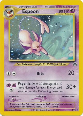 Espeon (1/75) [Neo Discovery Unlimited] | Good Games North