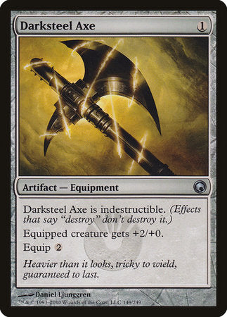 Darksteel Axe [Scars of Mirrodin] | Good Games North