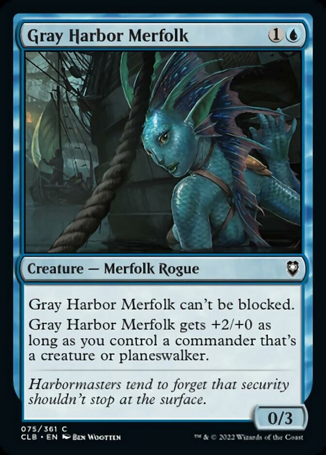 Gray Harbor Merfolk [Commander Legends: Battle for Baldur's Gate] | Good Games North