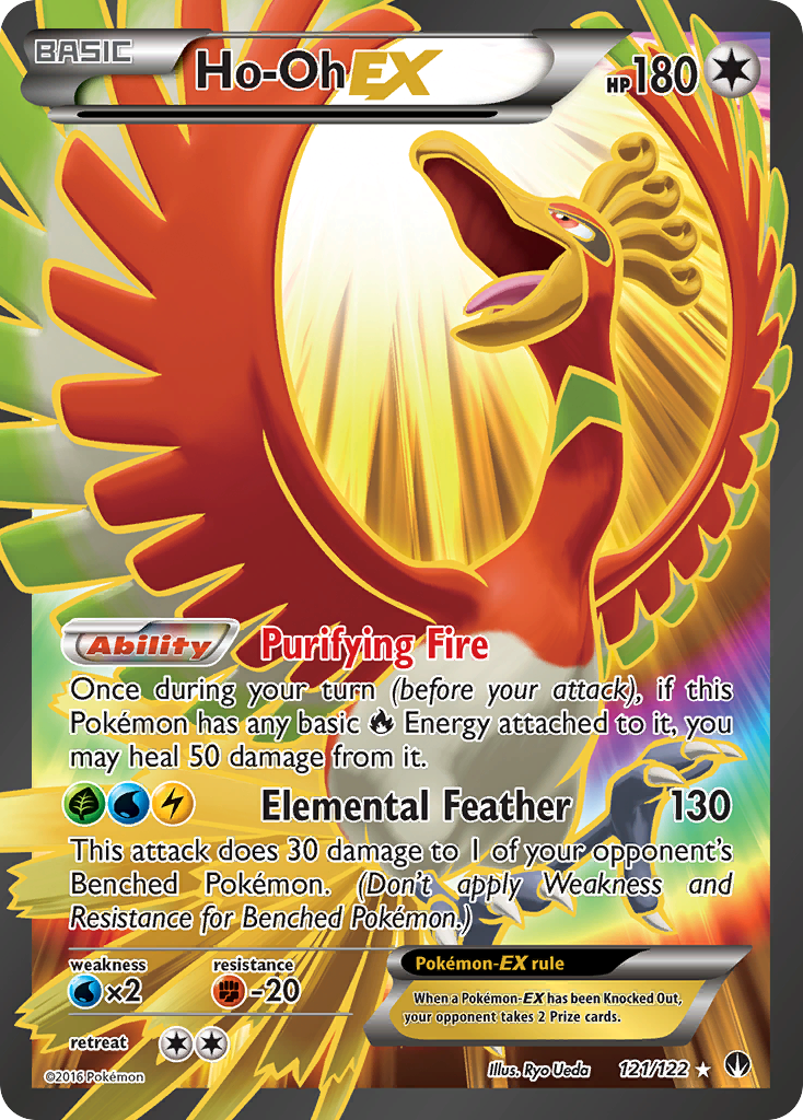 Ho-Oh EX (121/122) [XY: BREAKpoint] | Good Games North