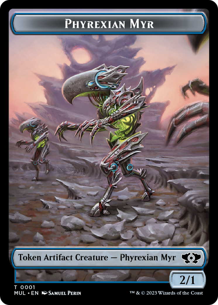 Phyrexian Myr Token [Multiverse Legends Tokens] | Good Games North