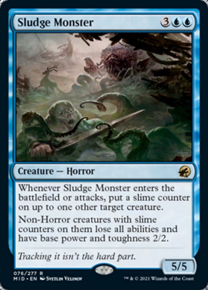 Sludge Monster [Innistrad: Midnight Hunt] | Good Games North