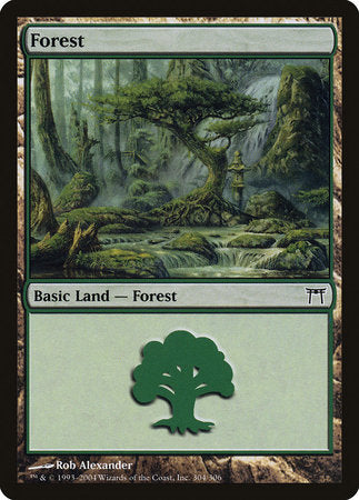 Forest (304) [Champions of Kamigawa] | Good Games North
