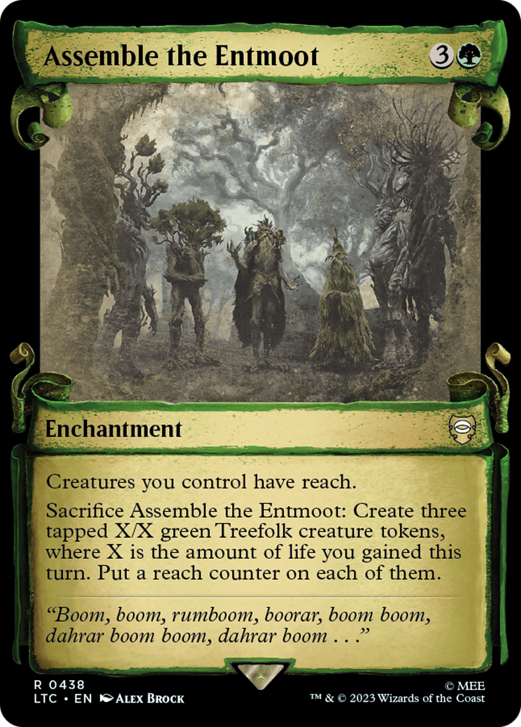 Assemble the Entmoot [The Lord of the Rings: Tales of Middle-Earth Commander Showcase Scrolls] | Good Games North