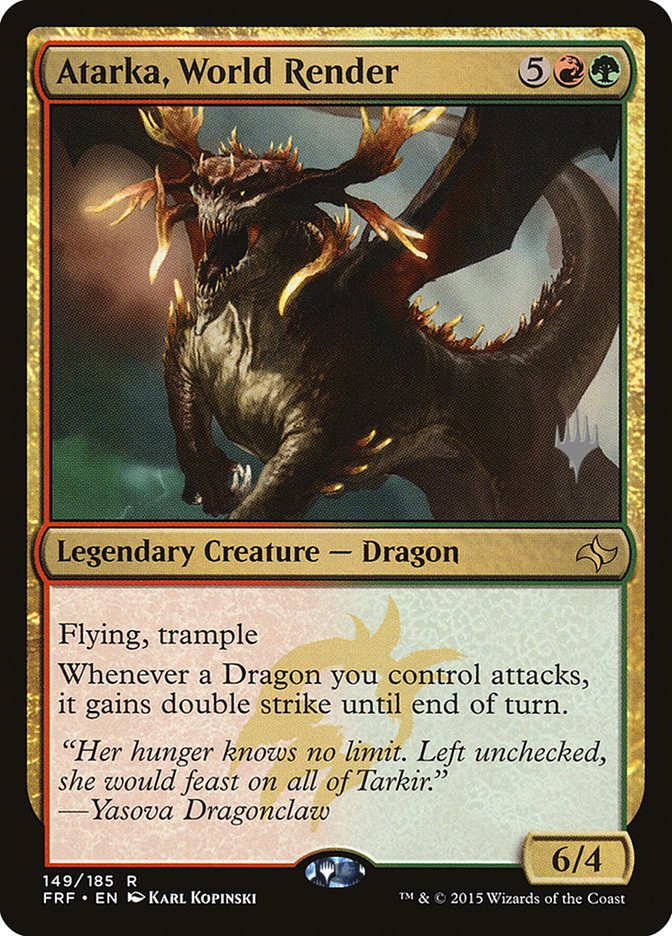 Atarka, World Render (Promo Pack) [Core Set 2021 Promos] | Good Games North
