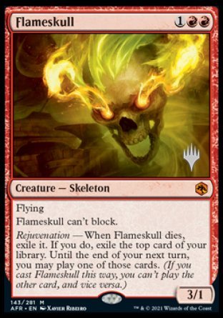 Flameskull (Promo Pack) [Dungeons & Dragons: Adventures in the Forgotten Realms Promos] | Good Games North