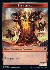 Saproling // Elemental Double-sided Token [Dominaria United Tokens] | Good Games North