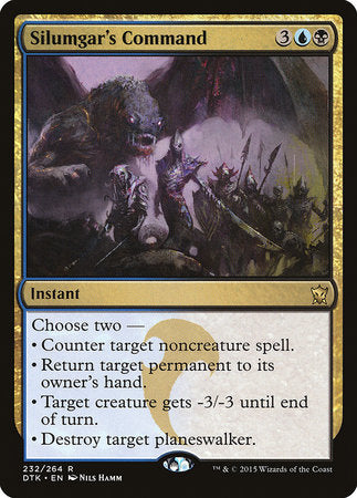 Silumgar's Command [Dragons of Tarkir] | Good Games North