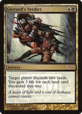 Gerrard's Verdict [Friday Night Magic 2007] | Good Games North