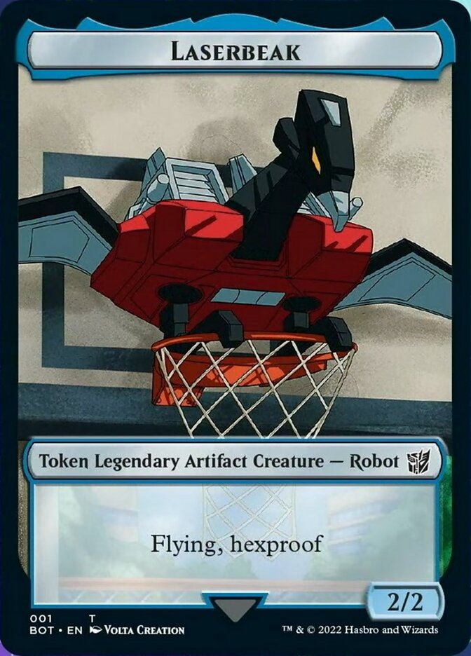 Powerstone // Laserbeak Double-Sided Token [The Brothers' War Tokens] | Good Games North
