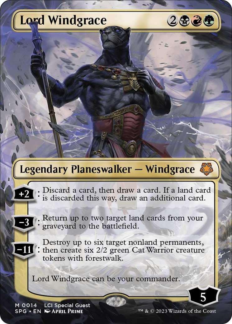 Lord Windgrace (Borderless) [The Lost Caverns of Ixalan Special Guests] | Good Games North