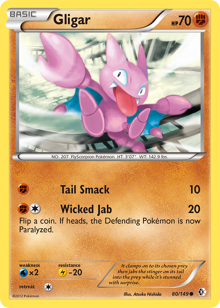 Gligar (80/149) [Black & White: Boundaries Crossed] | Good Games North