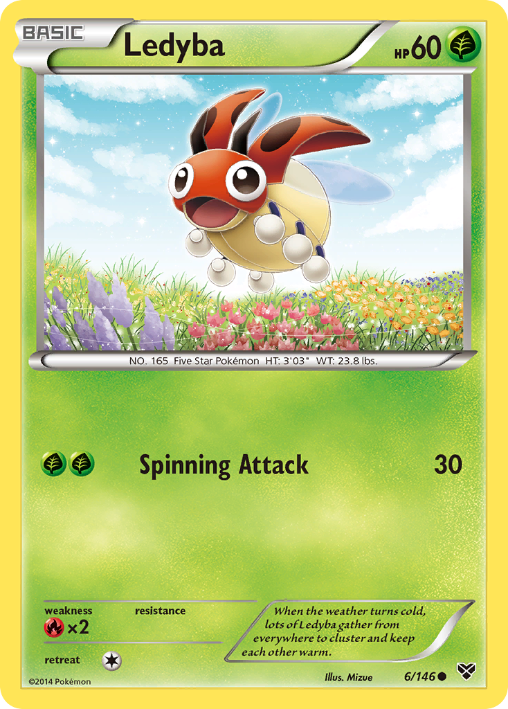 Ledyba (6/146) [XY: Base Set] | Good Games North
