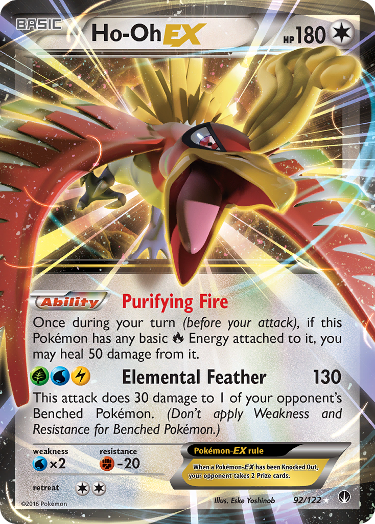 Ho-Oh EX (92/122) [XY: BREAKpoint] | Good Games North