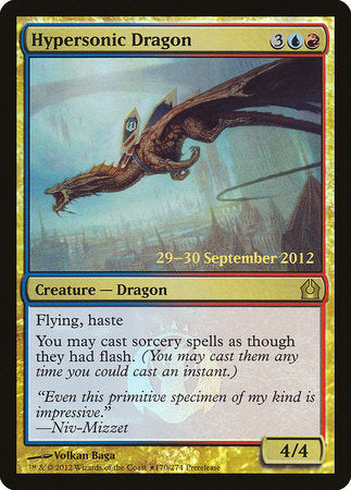 Hypersonic Dragon [Return to Ravnica Promos] | Good Games North