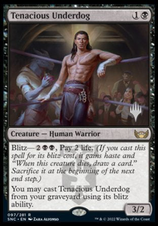 Tenacious Underdog (Promo Pack) [Streets of New Capenna Promos] | Good Games North