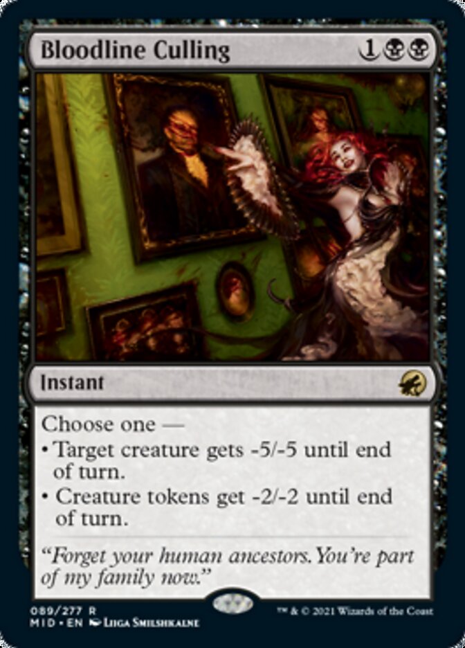 Bloodline Culling [Innistrad: Midnight Hunt] | Good Games North