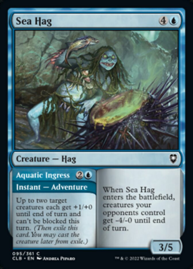 Sea Hag // Aquatic Ingress [Commander Legends: Battle for Baldur's Gate] | Good Games North