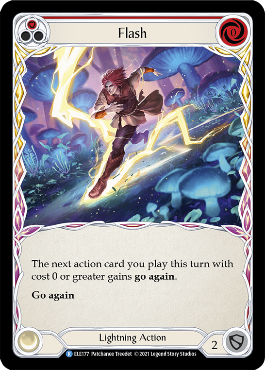 Flash (Red) [ELE177] (Tales of Aria)  1st Edition Normal | Good Games North
