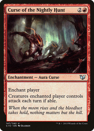 Curse of the Nightly Hunt [Commander 2015] | Good Games North