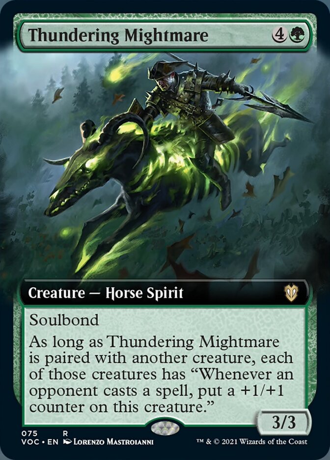 Thundering Mightmare (Extended) [Innistrad: Crimson Vow Commander] | Good Games North