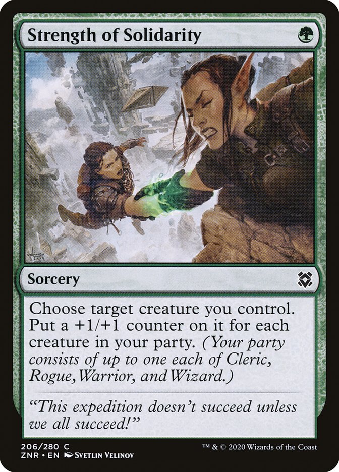 Strength of Solidarity [Zendikar Rising] | Good Games North