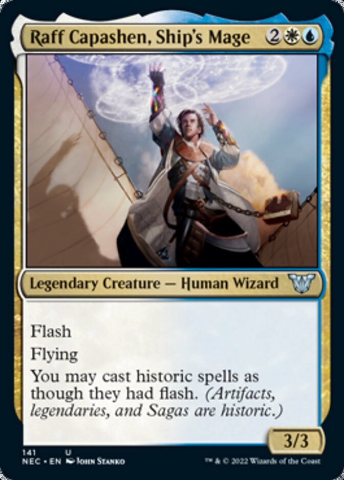 Raff Capashen, Ship's Mage [Kamigawa: Neon Dynasty Commander] | Good Games North