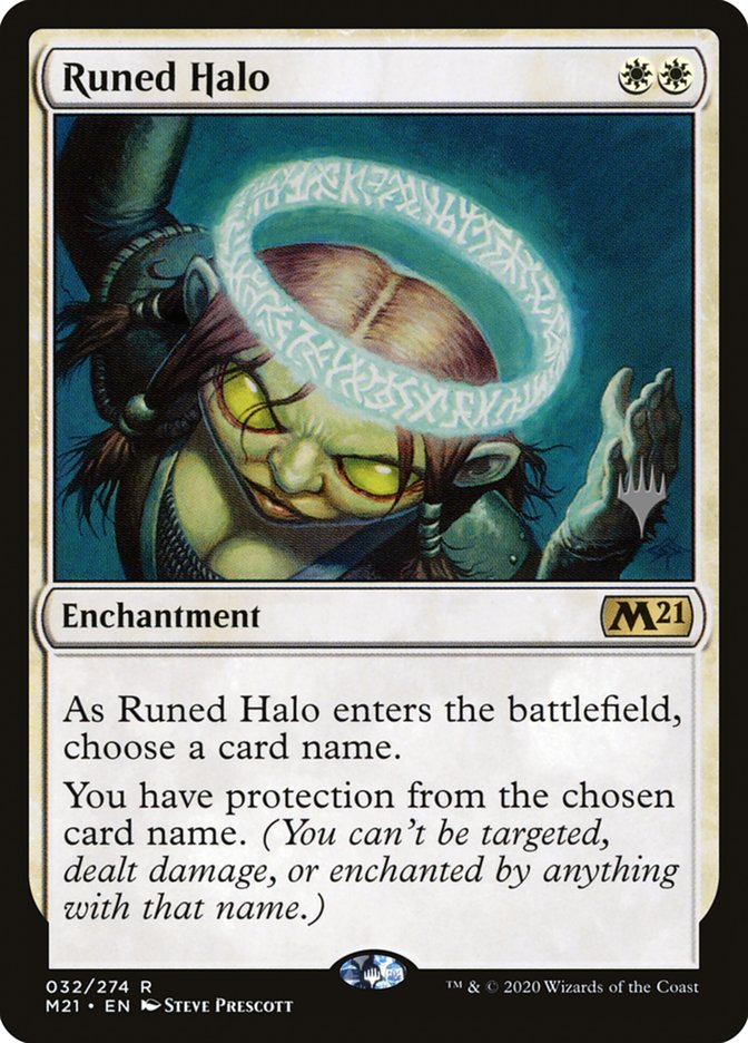 Runed Halo (Promo Pack) [Core Set 2021 Promos] | Good Games North