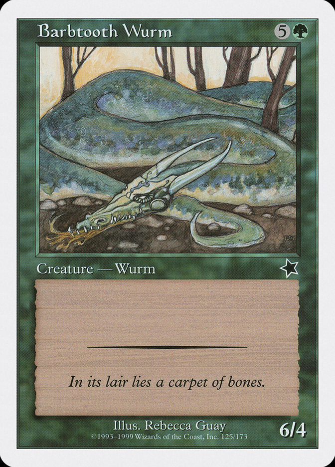 Barbtooth Wurm [Starter 1999] | Good Games North