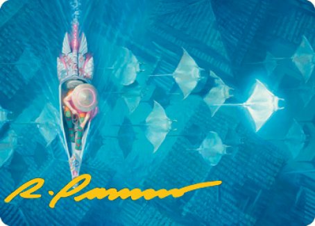 Discover the Impossible Art Card (Gold-Stamped Signature) [Kamigawa: Neon Dynasty Art Series] | Good Games North