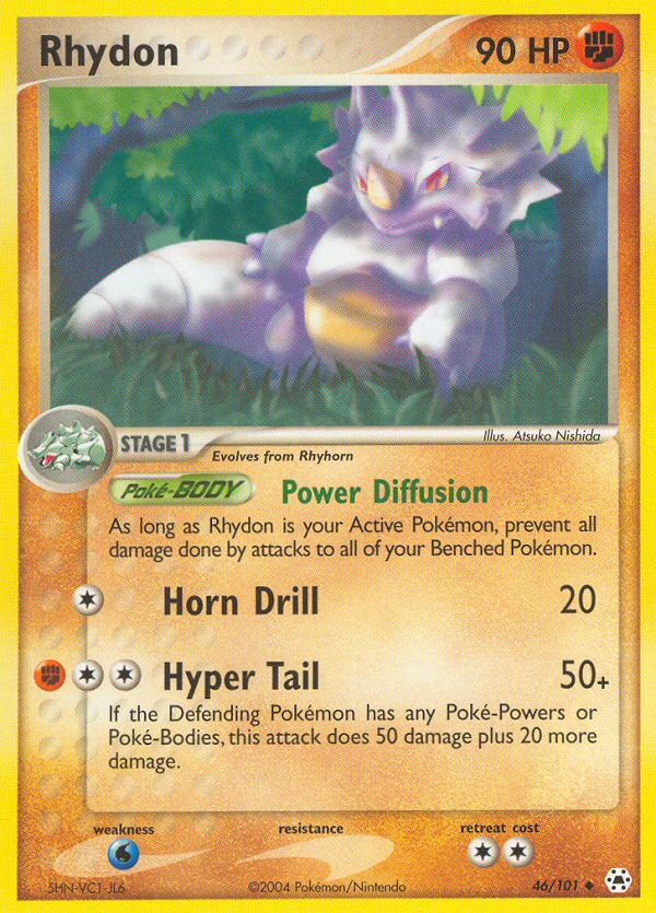 Rhydon (46/101) [EX: Hidden Legends] | Good Games North