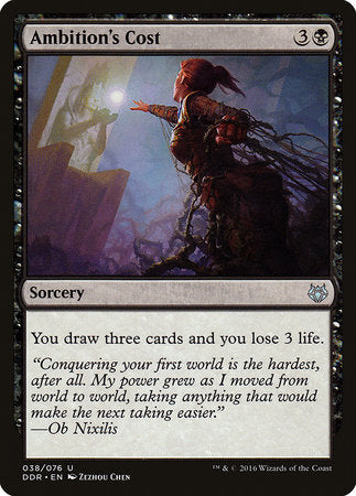 Ambition's Cost [Duel Decks: Nissa vs. Ob Nixilis] | Good Games North