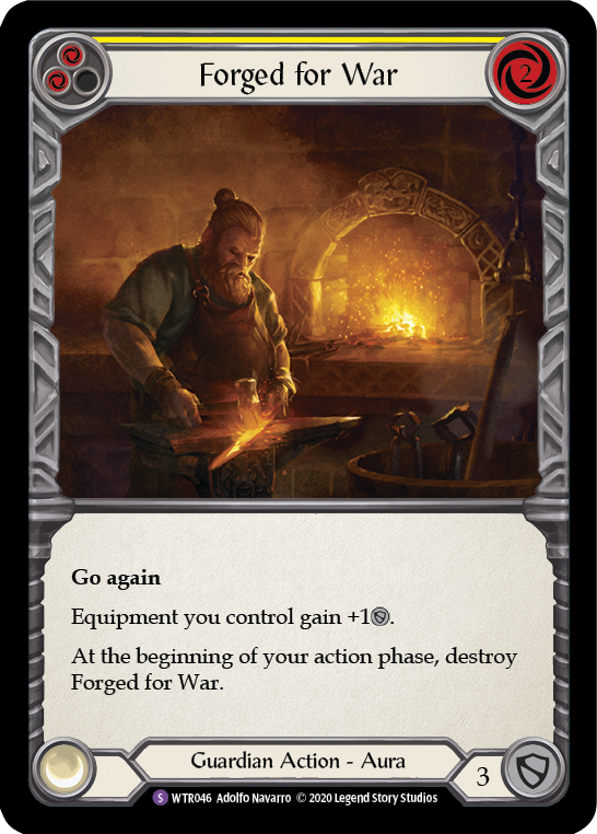 Forged for War [U-WTR046] (Welcome to Rathe Unlimited)  Unlimited Normal | Good Games North