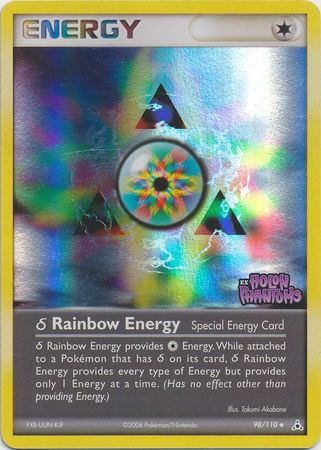 Rainbow Energy (98/110) (Delta Species) (Stamped) [EX: Holon Phantoms] | Good Games North