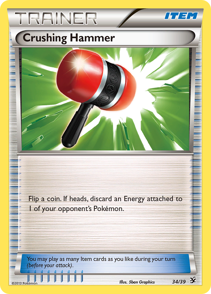 Crushing Hammer (34/39) [XY: Kalos Starter Set] | Good Games North