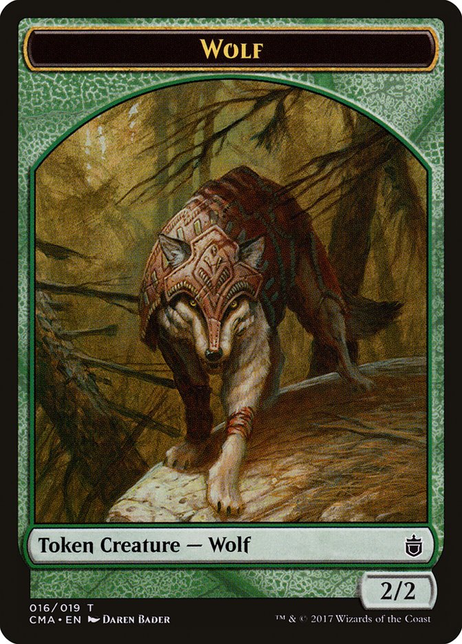 Wolf (016/019) [Commander Anthology Tokens] | Good Games North
