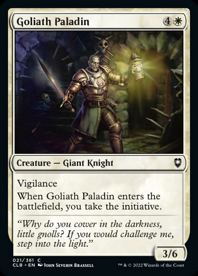 Goliath Paladin [Commander Legends: Battle for Baldur's Gate] | Good Games North
