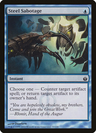 Steel Sabotage [Mirrodin Besieged] | Good Games North