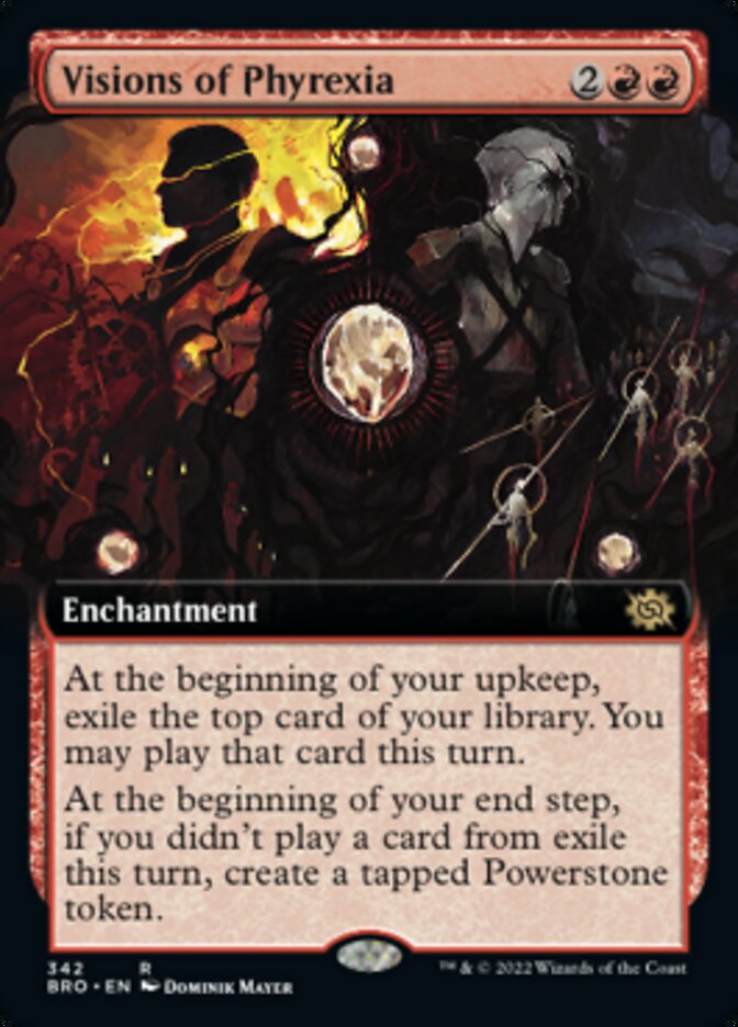 Visions of Phyrexia (Extended Art) [The Brothers' War] | Good Games North
