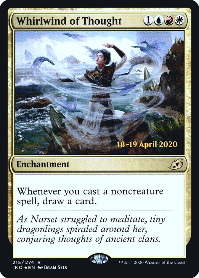 Whirlwind of Thought  [Ikoria: Lair of Behemoths Prerelease Promos] | Good Games North