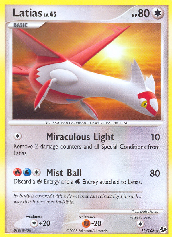 Latias (22/106) [Diamond & Pearl: Great Encounters] | Good Games North