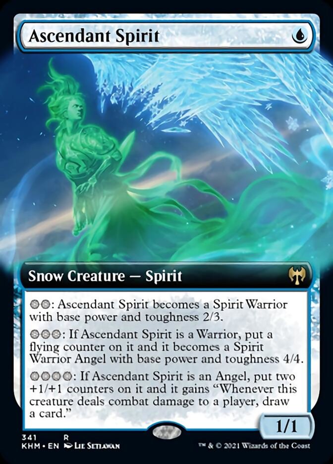 Ascendant Spirit (Extended Art) [Kaldheim] | Good Games North
