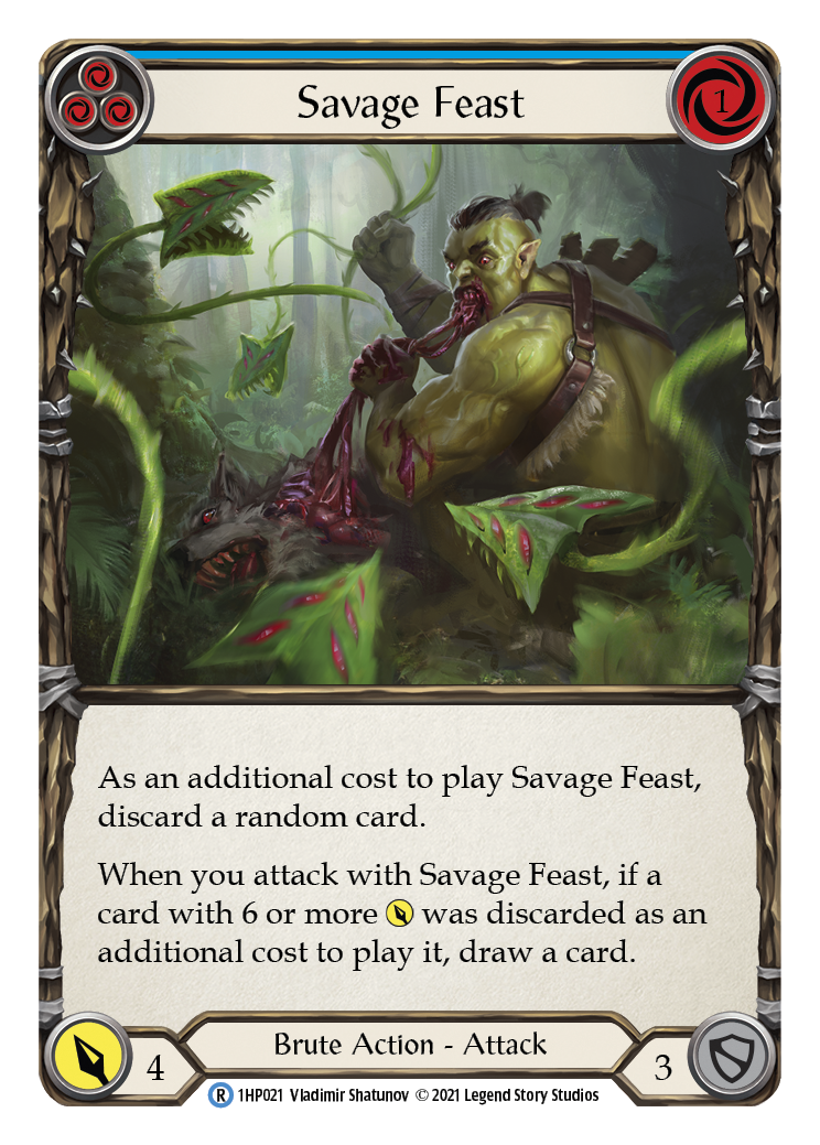 Savage Feast (Blue) [1HP021] | Good Games North