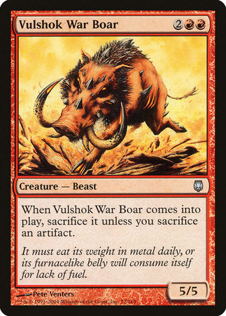 Vulshok War Boar [Darksteel] | Good Games North