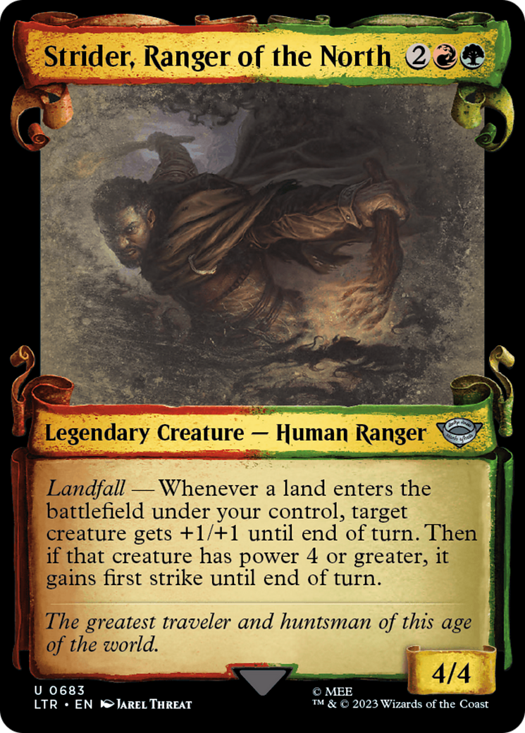 Strider, Ranger of the North [The Lord of the Rings: Tales of Middle-Earth Showcase Scrolls] | Good Games North